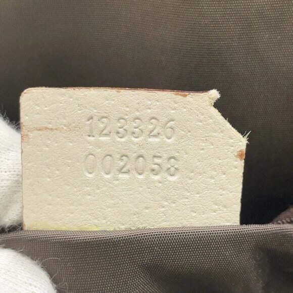 Gucci GG Canvas Sherry Line Beige/Ivory Shoulder Bag 329-082725 - Picture 15 of 16